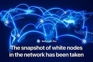 A snapshot of the network and white nodes in it.