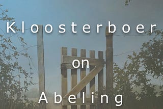 Kloosterboer on Abeling