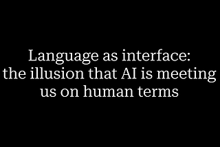 Why We Should Stop Comparing AI to Humans