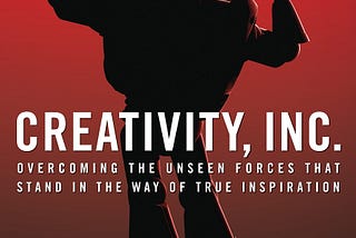 The book cover of Ed Catmull and Amy Wallace’s “Creativity Inc. Overcoming the Unseen Forces that Stand in the Way of True Inspiraton”, featuring Toy Story’s Buzz Lightyear with a conductor’s baton.