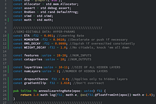 Categorizing Handwriting in Zig