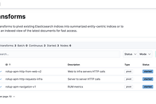 Historize elastic APM server data