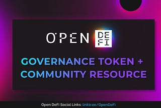OD DAO Governance Token: A Community Resource