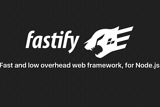 Learning NodeJs with Fastify Framework