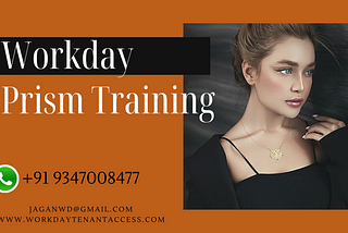 Workday Prism Analytics Training