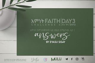 Day 3 challenge Answer by Eyasu