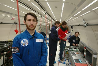 Student experiences flight under micro-gravity conditions