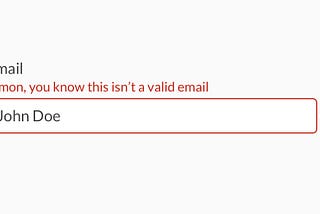 Input form Validation