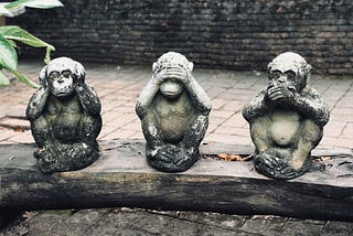 Follow the Three Famous Wise Monkeys