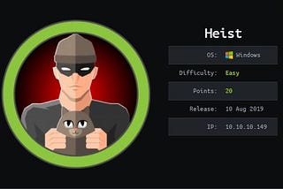 Heist (HackTheBox)