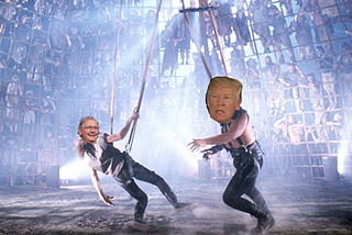 Post-apocalyptic Cage Match Between Trump And McConnell