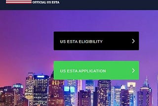 United States American ESTA Visa Service Online