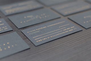The Art of the Business Card