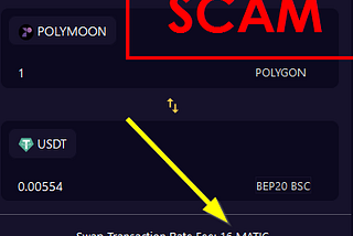 PolyMoon Airdrop is a SCAM. Beware!