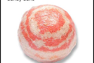 Candy Cane Bath Bomb