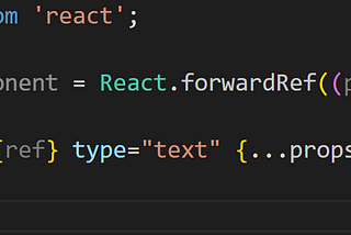 Foward Ref : an underrated Hook in react