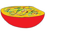 Rainbows of gelatinous soup