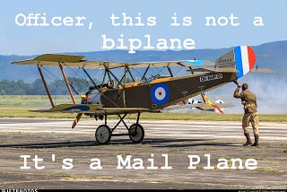 Mail plane