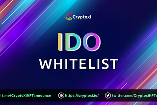 IDO whitelist announce