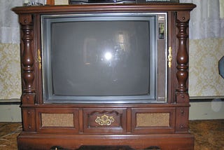 When televisions were furniture…