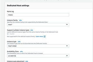 How to spin up Amazon EC2 MacOS instance & SSH