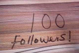 How I got my 100 Followers Earlier …