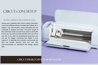Cricut.com/setup | Cricut Design Space Download