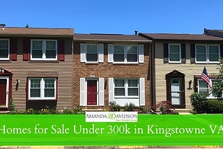 Homes for Sale Under 300k in Kingstowne VA