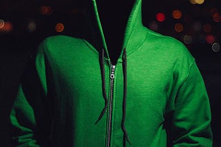 A faceless person.