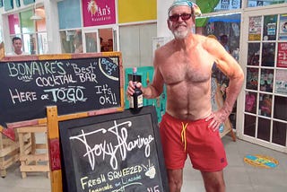 CAPTAIN SILVER BEARD does Bonaire