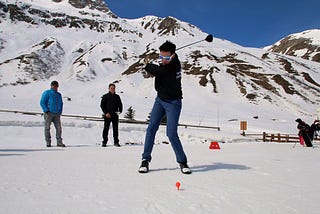 How to practice golf in the winter?