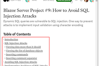 How to Quickly Create a Table of Contents for Medium Stories