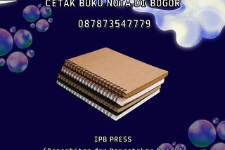 TERDEKAT! WA 087873547779, Cetak Buku Nota di Bogor