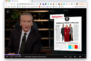 What Bill Maher got Wrong about “Equality of Outcomes” for Musicians