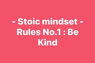 10 Mindset to Cultivate Stoicism