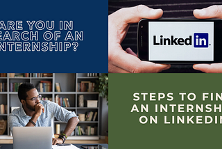 How to find an internship on LinkedIn?