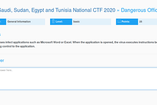 Cybertalents Quals : Saudi, Sudan, Egypt and Tunisia National CTF 2020 Write-Up