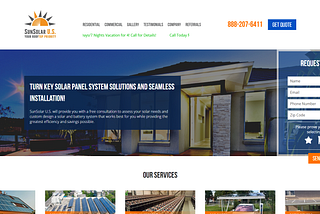 SunSolar U.S. home page