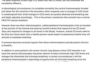 Carbonic Acid as a Mechanism for Modulating Breathe