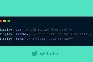 why display should be “flex” why not set “flexbox” and “box”.