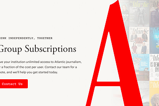How we introduced group subscriptions to The Atlantic