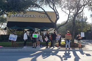 Houston’s Starbucks Union Goes on Unfair Labor Practice Strike
