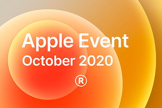 Apple Event 2020. October.