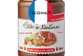 VÉGANUT : La composition 100% française de notre pâte à tartiner.