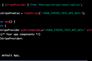 Integrate Stripe in a React Native app with code