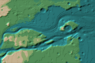 Earthy looking Kasei Valles