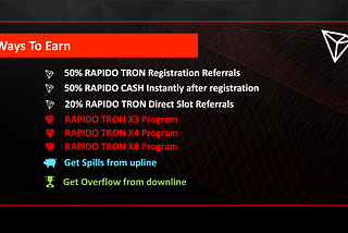 HOW I AM GOING TO EARN 12,800 TRONS TRX ($2000) CRYPTOCURRENCY FROM RAPIDO TRON ON THE FIRST DAY…