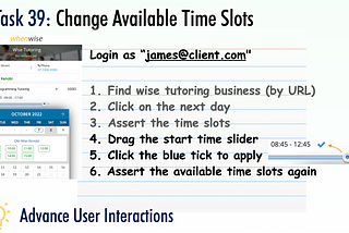 Selenium Workbook #39: Change Available Time Slots ( Selenium Advanced User Interactions)