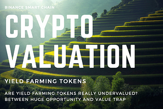 Are yield farming tokens really undervalued?