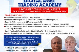 *Spot & Future Trading Training Program